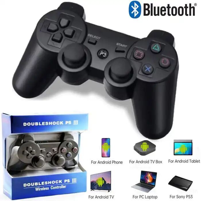Manette Bluetooth Sans Fil Gamepad Compatible Avec Playstation 3 Ps3 - Ordinateur Pc - Tv Box - Smart Tv thumbnail 4