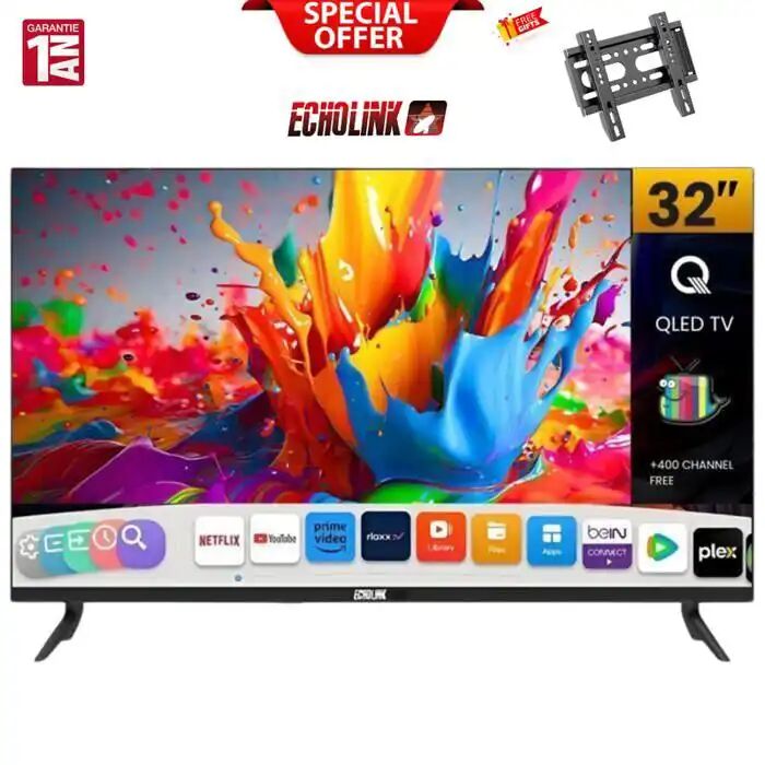 TV QLED 32  - Q32WM - WhaleOS - Bluetooth - Support Gratuit