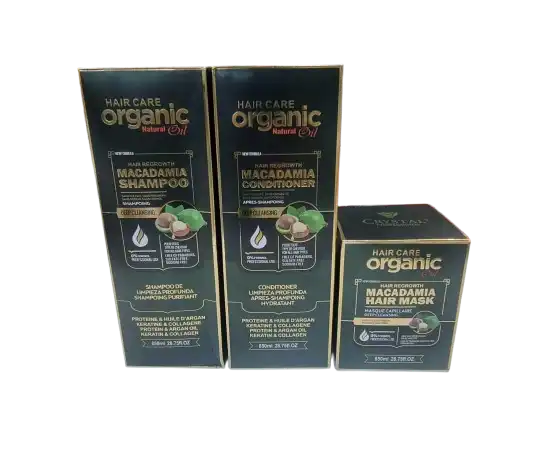 ORGANIC MACADAMIA PACK SHAMPO + CONDITIONER + MASK