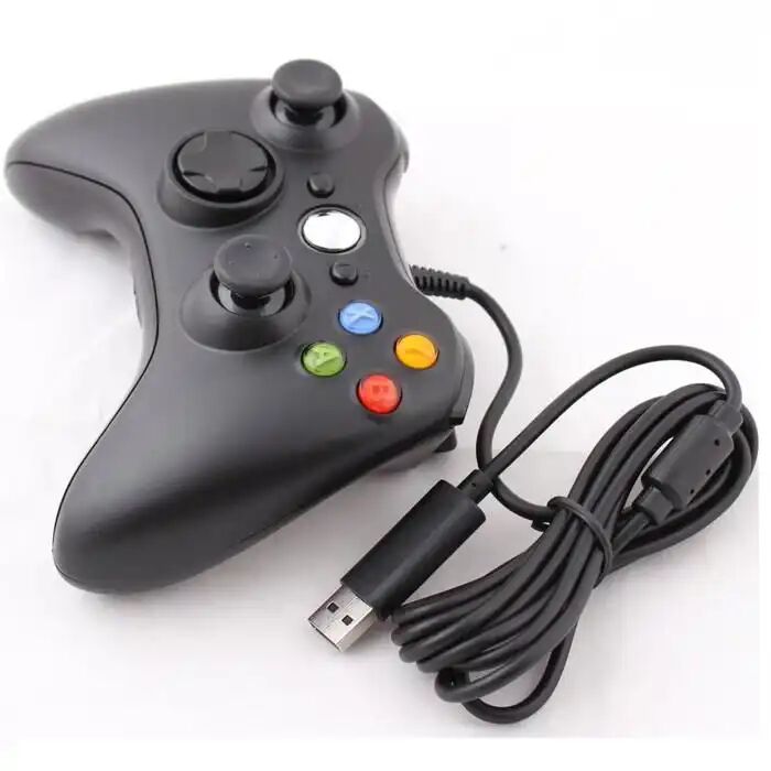 Contrôle par Manette de Jeu pour Console Xbox 360 et PC USB Filaire