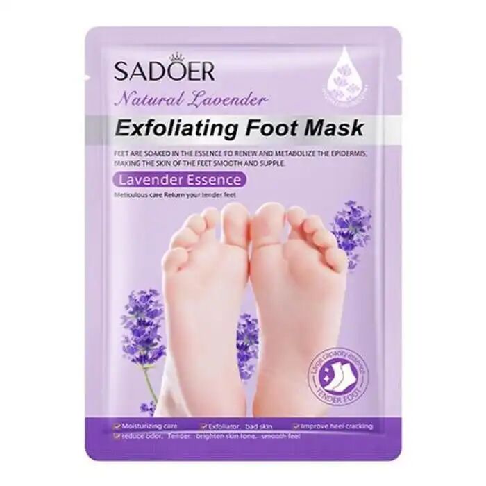 Masque exfoliant pour les pieds Natural Lavender