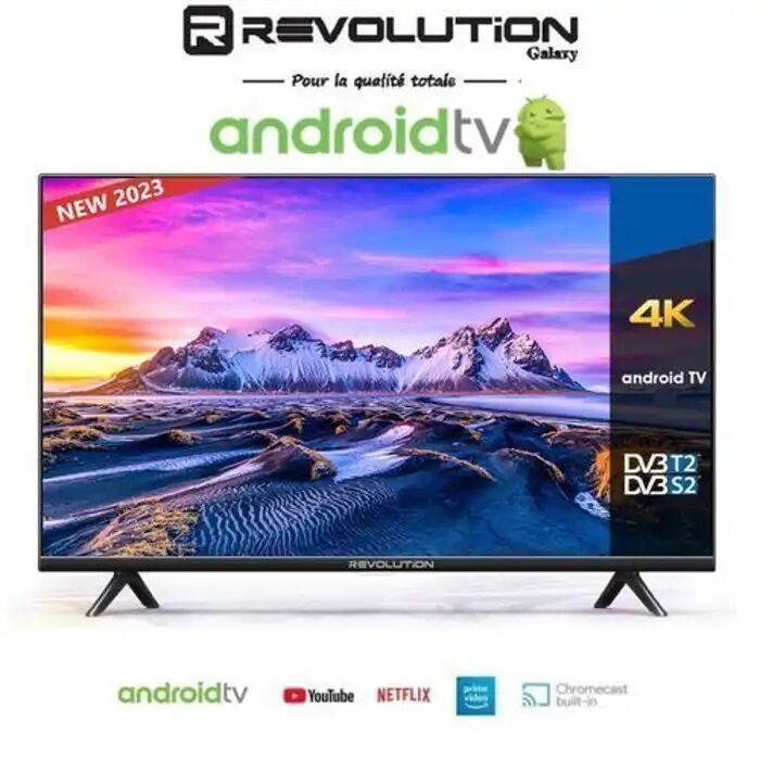 Téléviseur 50  - Galaxy - 4K UHD - Smart TV - Récepteur Intégré + HDMI + USB