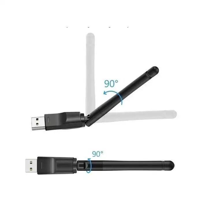 Clé USB Wi-Fi 150 Mbps avec Antenne Rotativee thumbnail 4