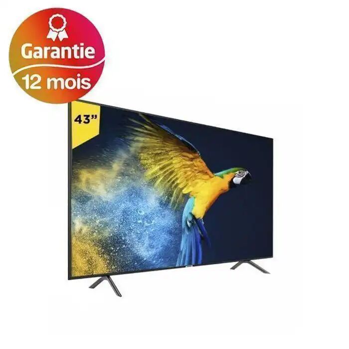 Smart TV 43  - Android 14 - FHD - Récepteur TNT - 2 Télécommandes