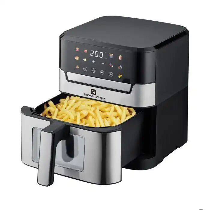 Friteuse sans Huile  - R-AF04 - 8L - 1800W - Programmateur 60 Mins