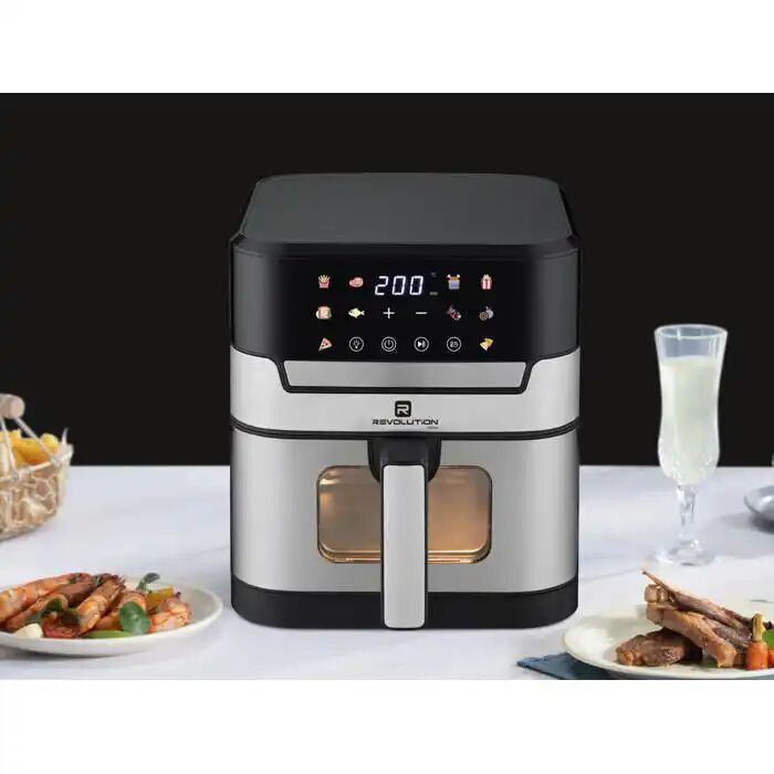 Friteuse sans Huile  - R-AF04 - 8L - 1800W - Programmateur 60 Mins thumbnail 4