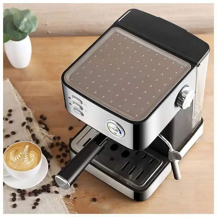 Machine à Café Espresso - EspressoCoFe - 15 Bars - Buse Vapeur - Réservoir 1,6 L - 850W