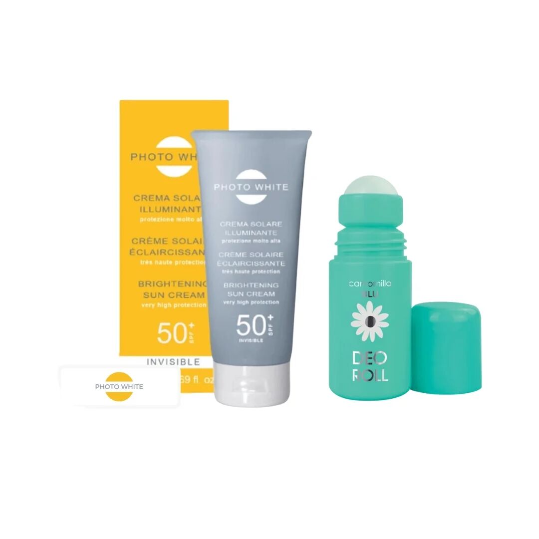 Pack Écran SPF50+ 50ml + Camomilla Blu Déodorant Roll-On Protection Solaire Fraîcheur
