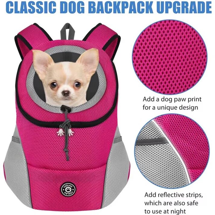 Dog Backpack Carrier – Comfortable, Hands-Free Travel Bag for Small & Medium Dogs thumbnail 2