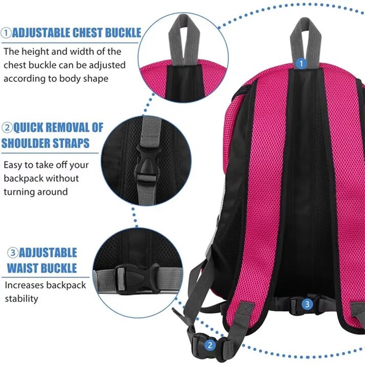 Dog Backpack Carrier – Comfortable, Hands-Free Travel Bag for Small & Medium Dogs thumbnail 3