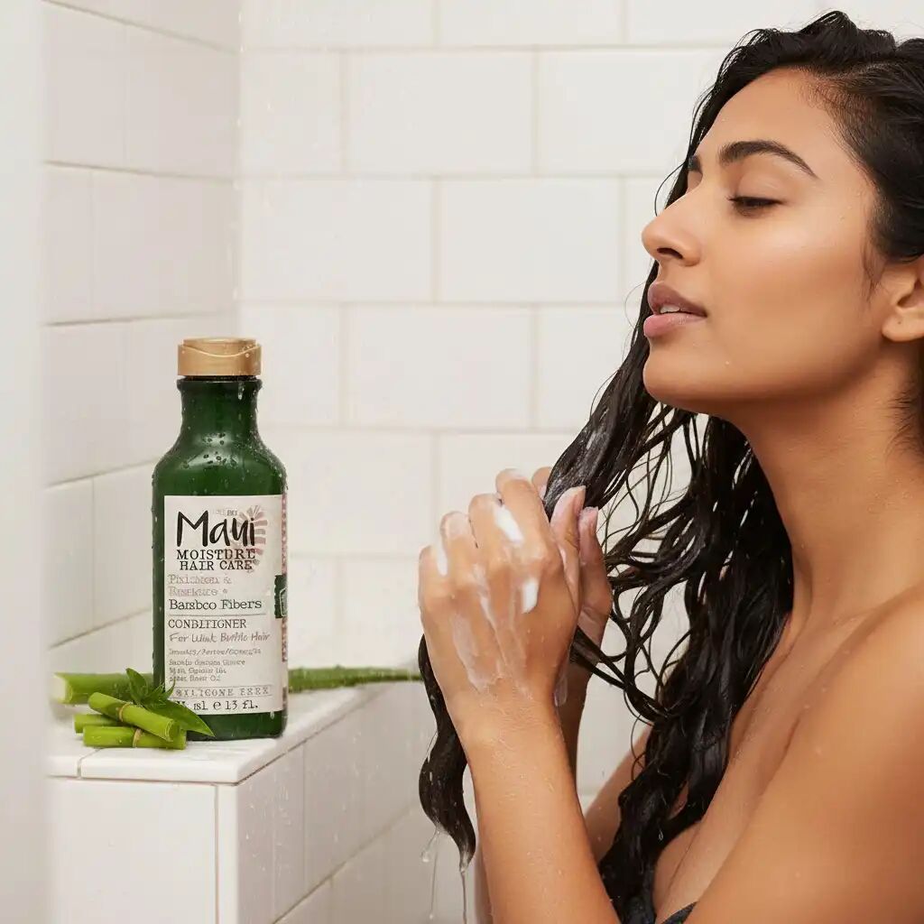 Moisture Conditioner Bamboo Fibers for Weak Brittle Hair - 335ml thumbnail 3