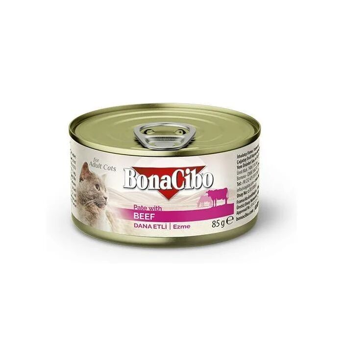 Pâté de bœuf pour chat Adulte 85g