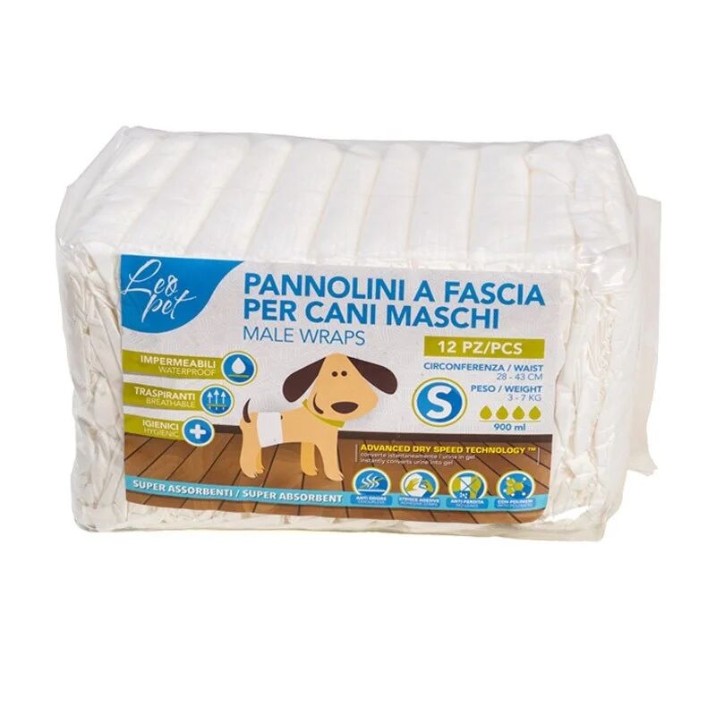 Leopet Dog Male Diapers Xs 12pcs