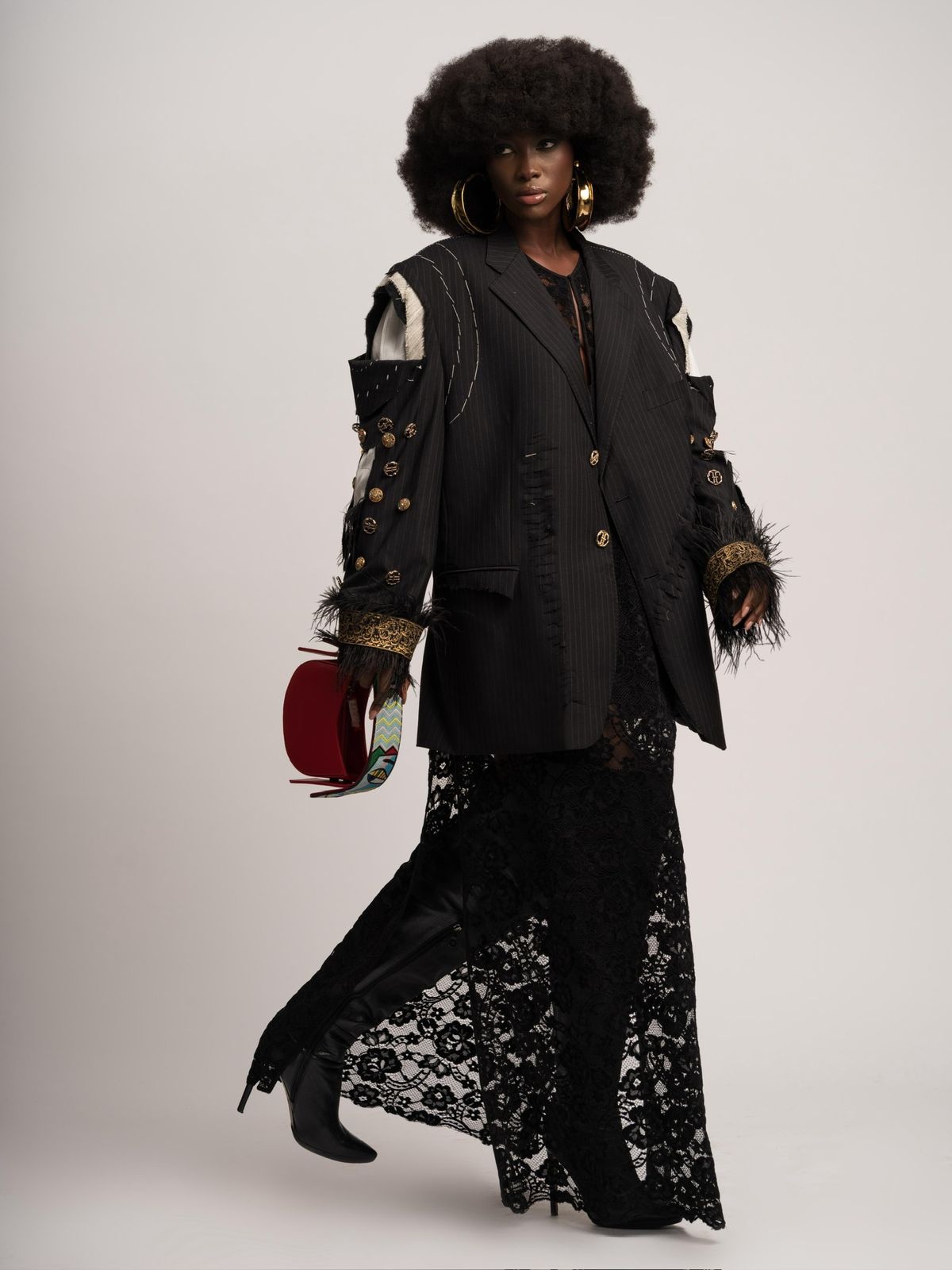 Luxury Black Blazer - Ace Of Spades thumbnail 3