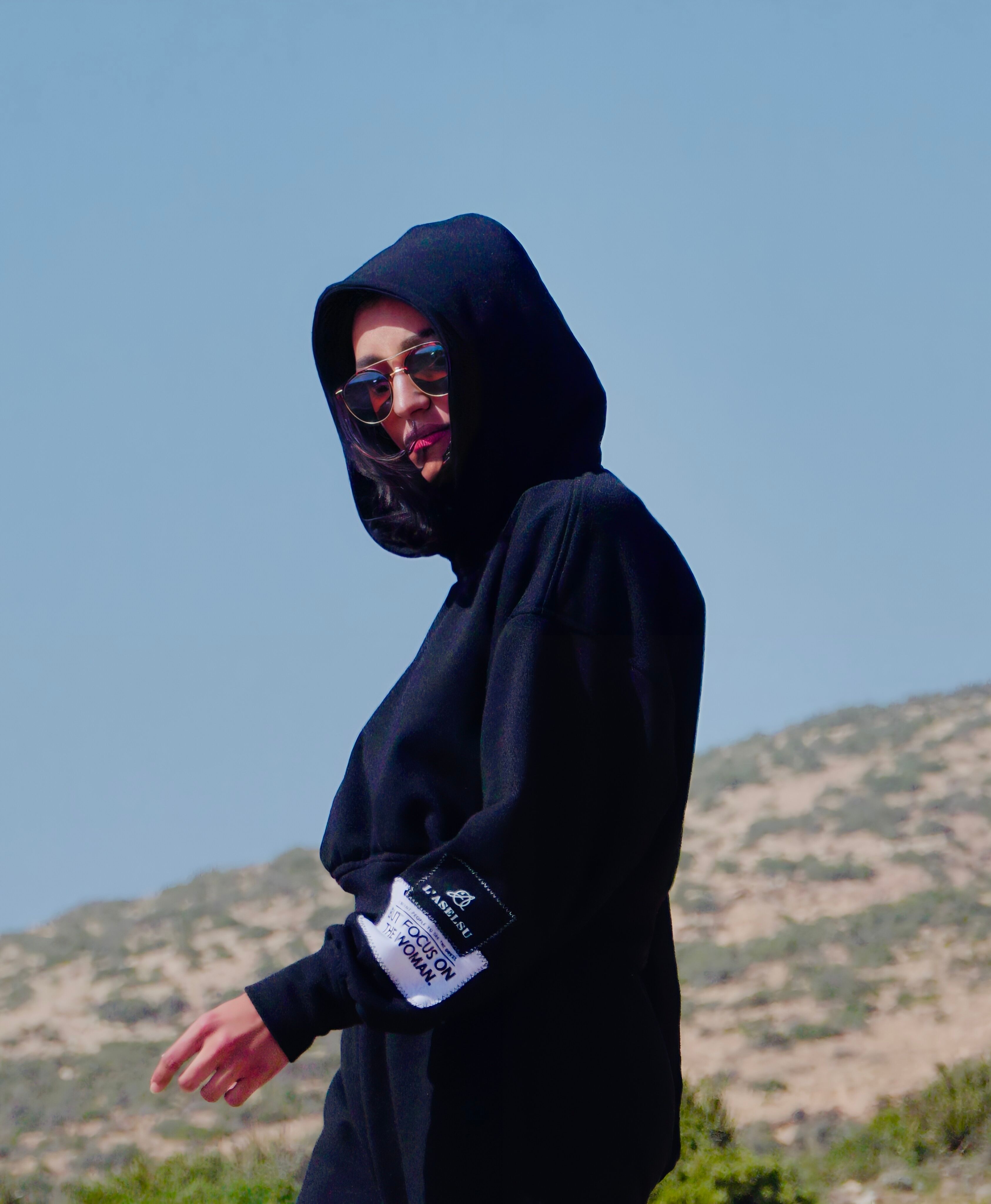 Oversized sweat-shirt