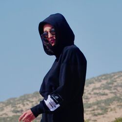 Oversized sweat-shirt