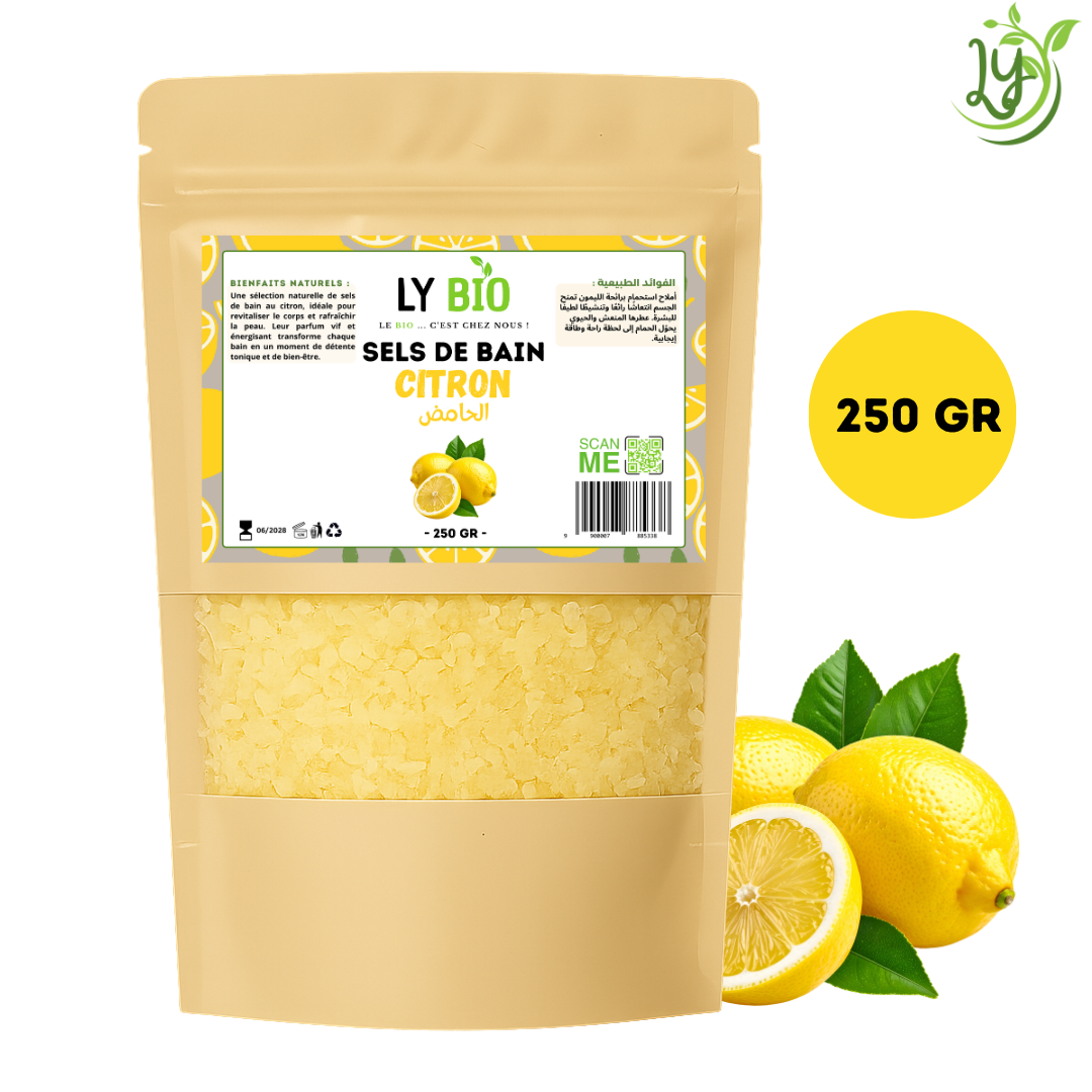 Sel de bain - citron