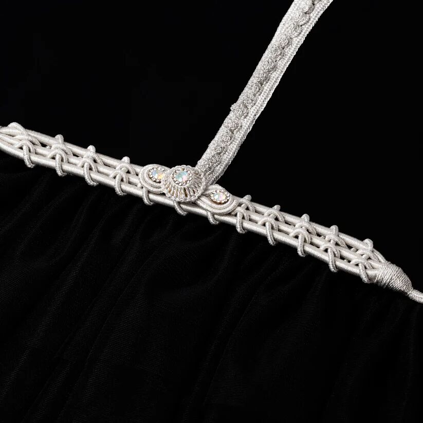 Caftan sans Manches en Crêpe Georgette en Soie 