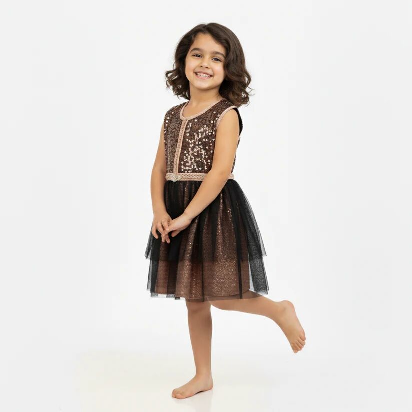 Caftan sans Manches Pailleté 