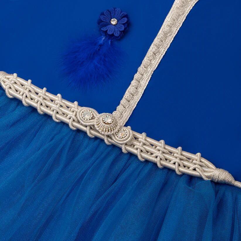 Caftan sans Manches en Crêpe Georgette en Soie  thumbnail 2