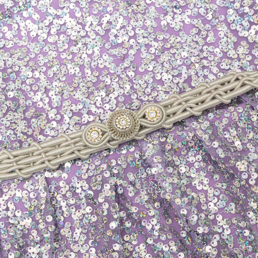 Caftan Lavande Pailletée pour fille