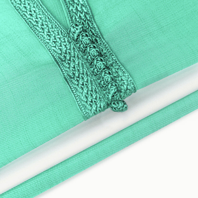 Jellaba Turquoise pour Fille thumbnail 3