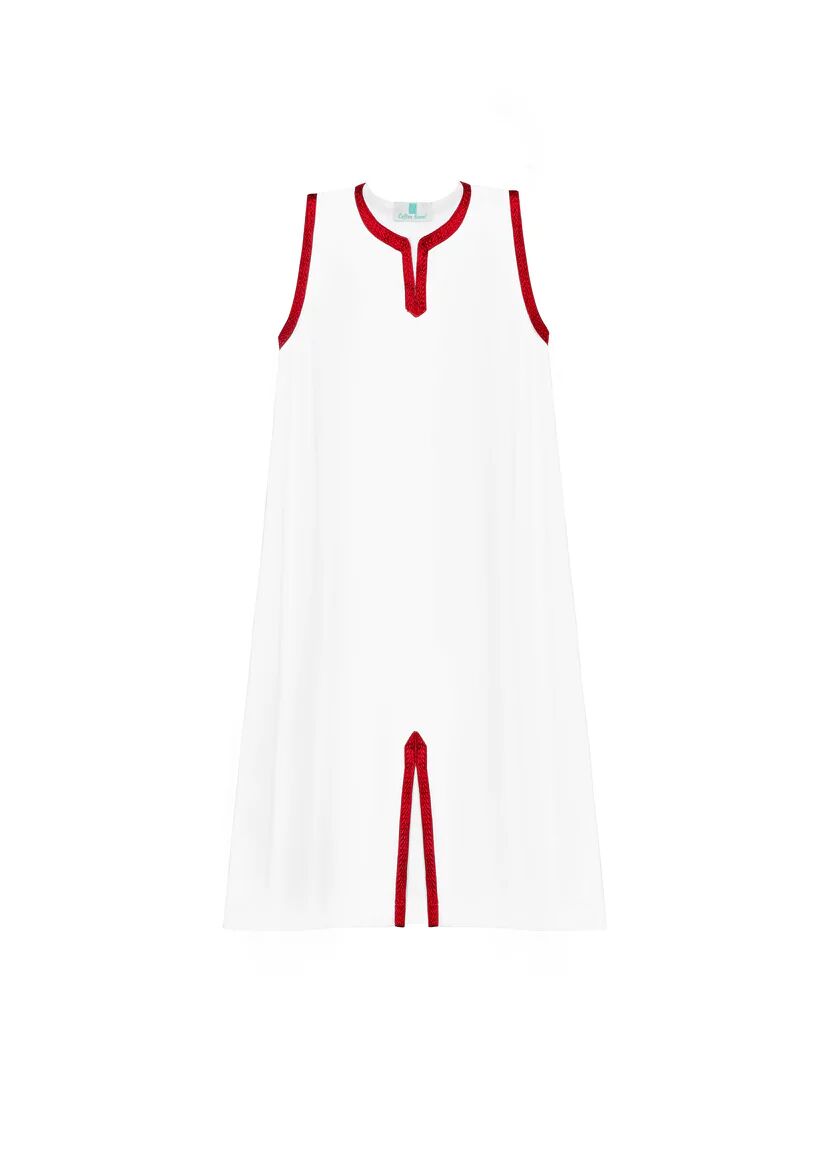 Jellaba Rouge Rubis pour fille