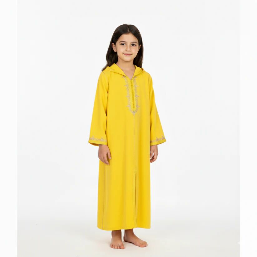 Jellaba en Crêpe de Soie