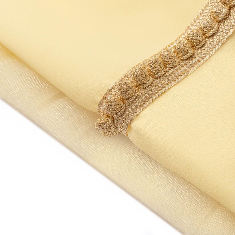 Kaftan marocain jaune maïs thumbnail 3