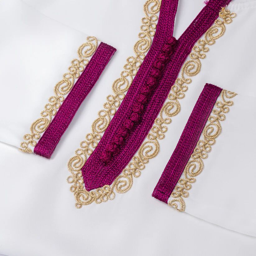 Jellaba en Crêpe de Soie thumbnail 4