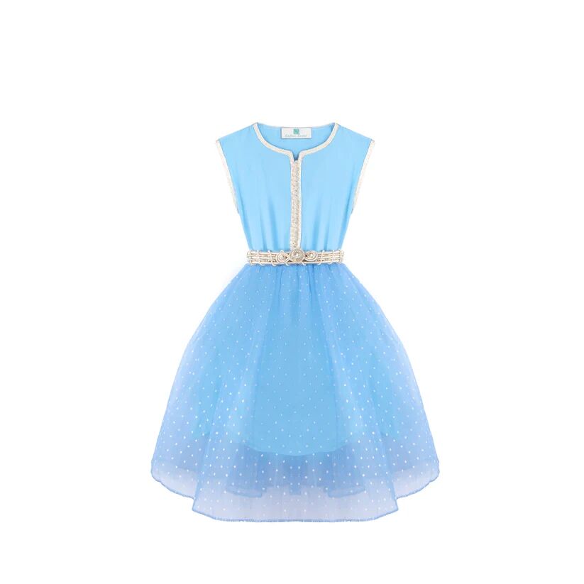 Caftan sans Manches en Crêpe Georgette en Soie thumbnail 1