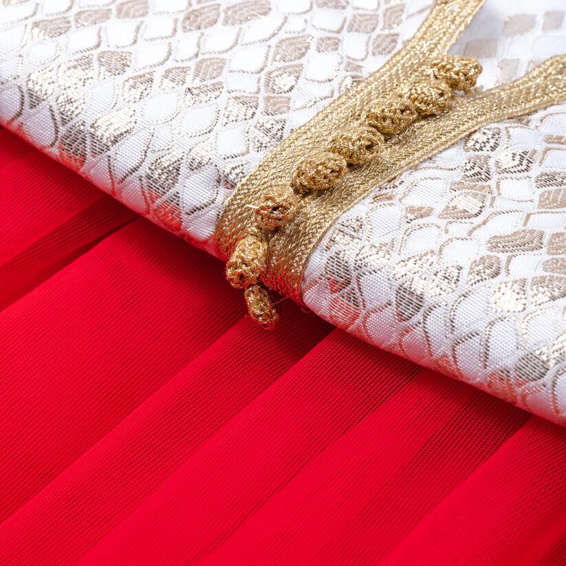 Caftan sans Manches en Brocart thumbnail 4