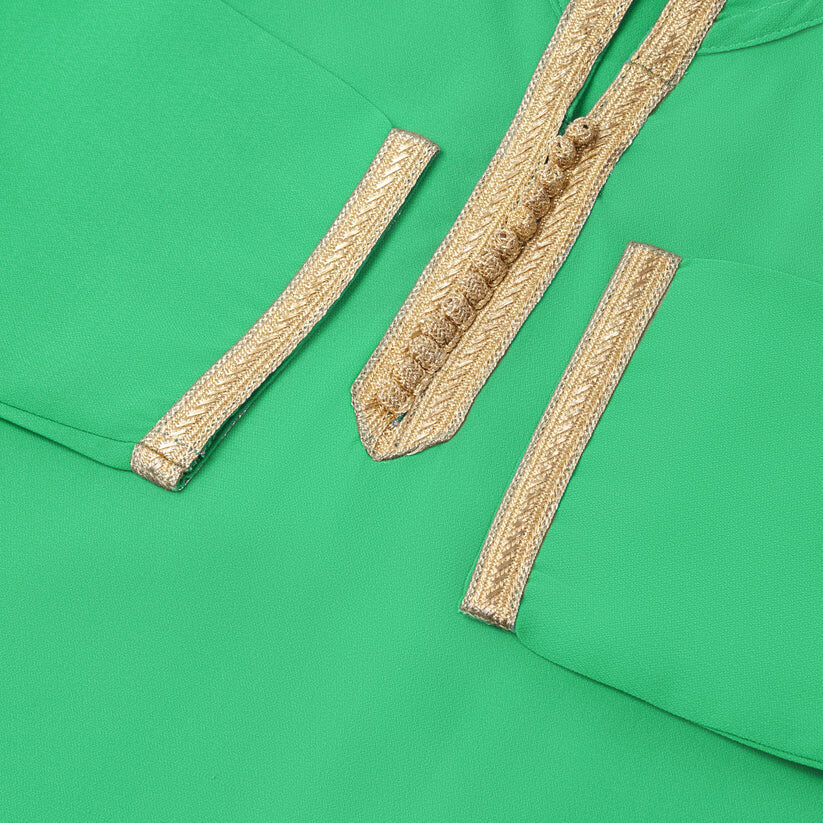 Jellaba en Crêpe de Soie thumbnail 3