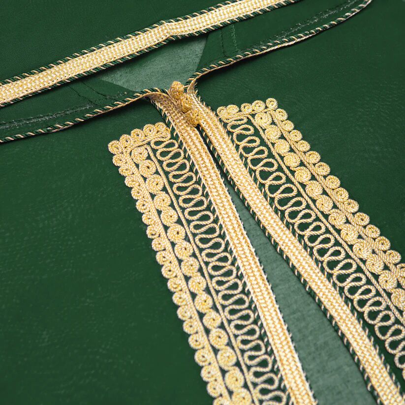 Jabador - beige pour enfant avec selham vert thumbnail 4