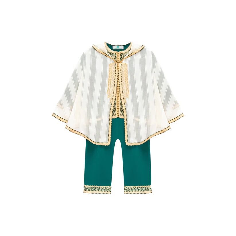 Jabador - viride pour enfant avec selham blanc