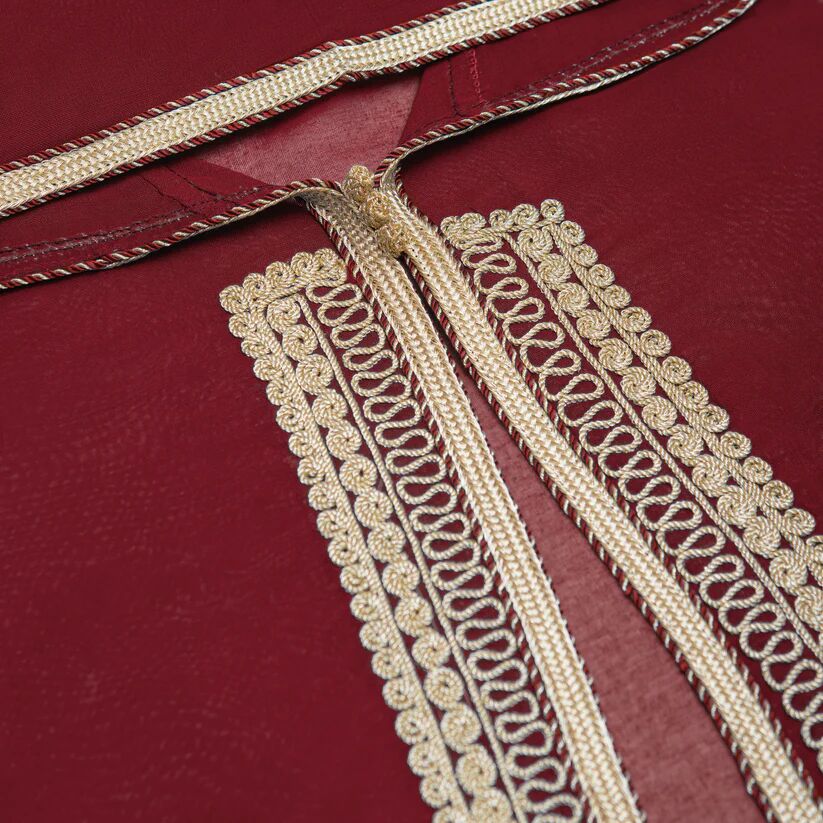 Jabador - beige pour enfant avec selham bordeaux thumbnail 4