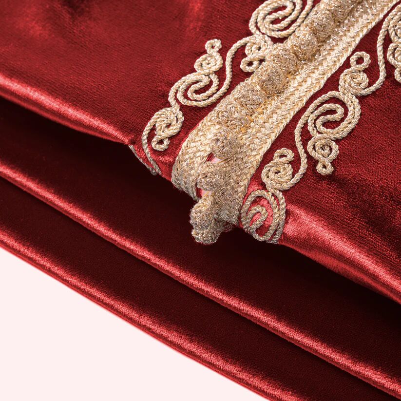 Grenouillère - bordeaux royal pour bébé avec selham