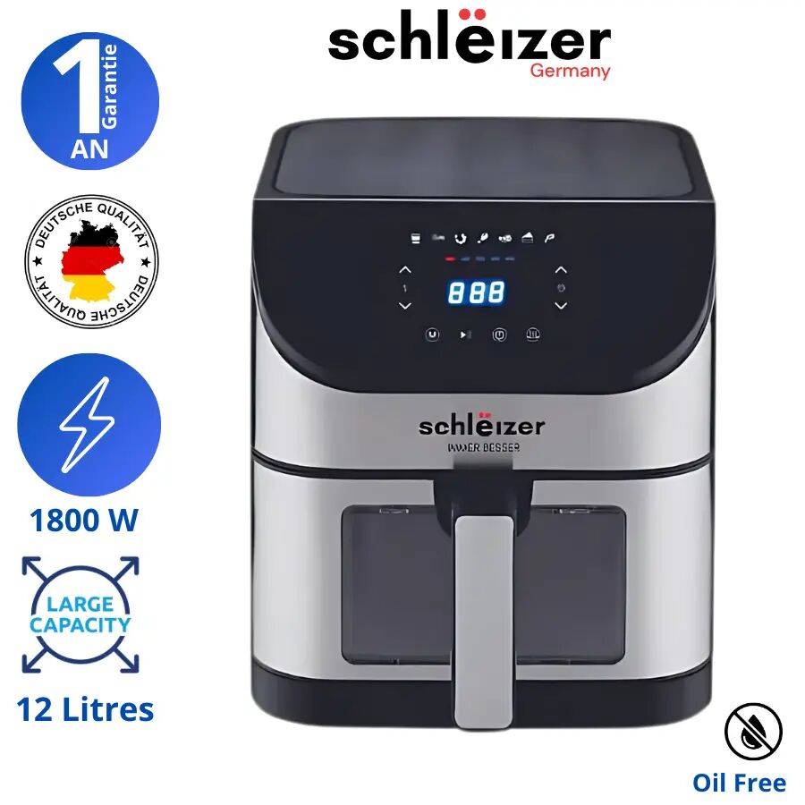 Friteuse sans huile 12L - Air fryer tactile - 7 programme - 1800W