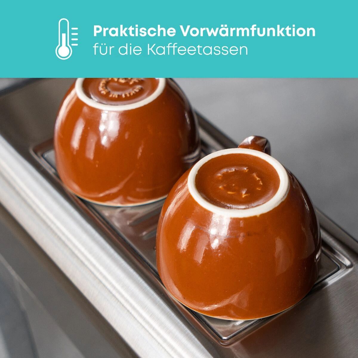 PROFICOOK Machine à Café et Cappuccino INOX 20 BARS - Deutsch thumbnail 3