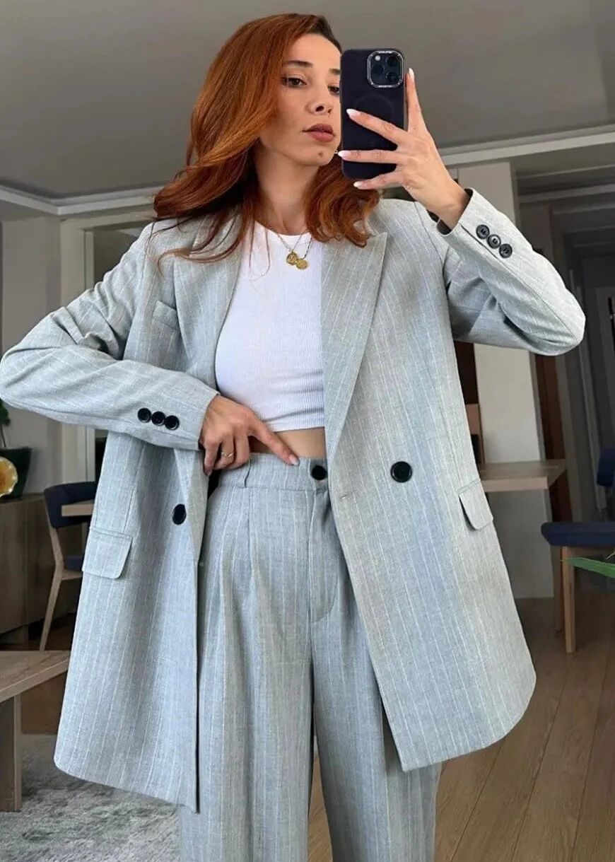 Ensemble Tailleur / Veste Croisée thumbnail 3