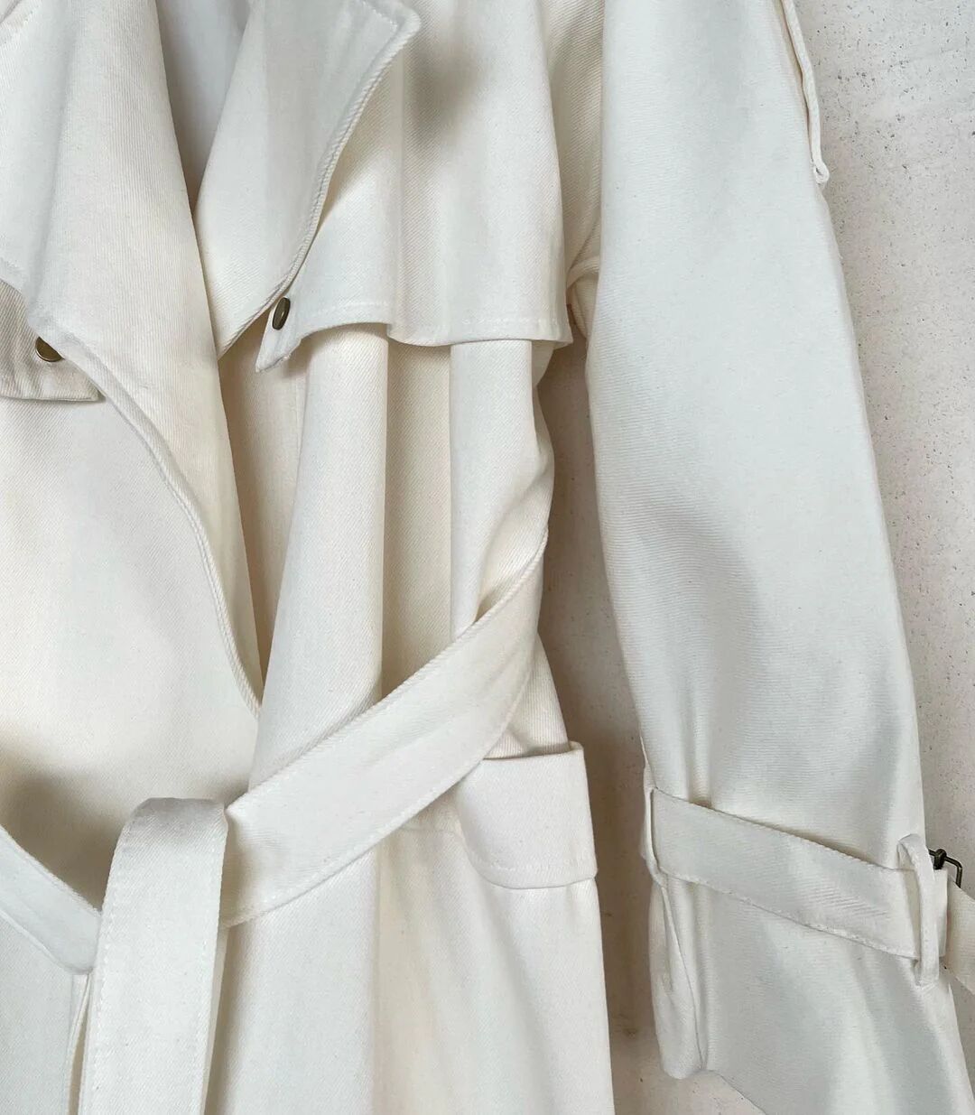 Trench-coat Blanc Cassé