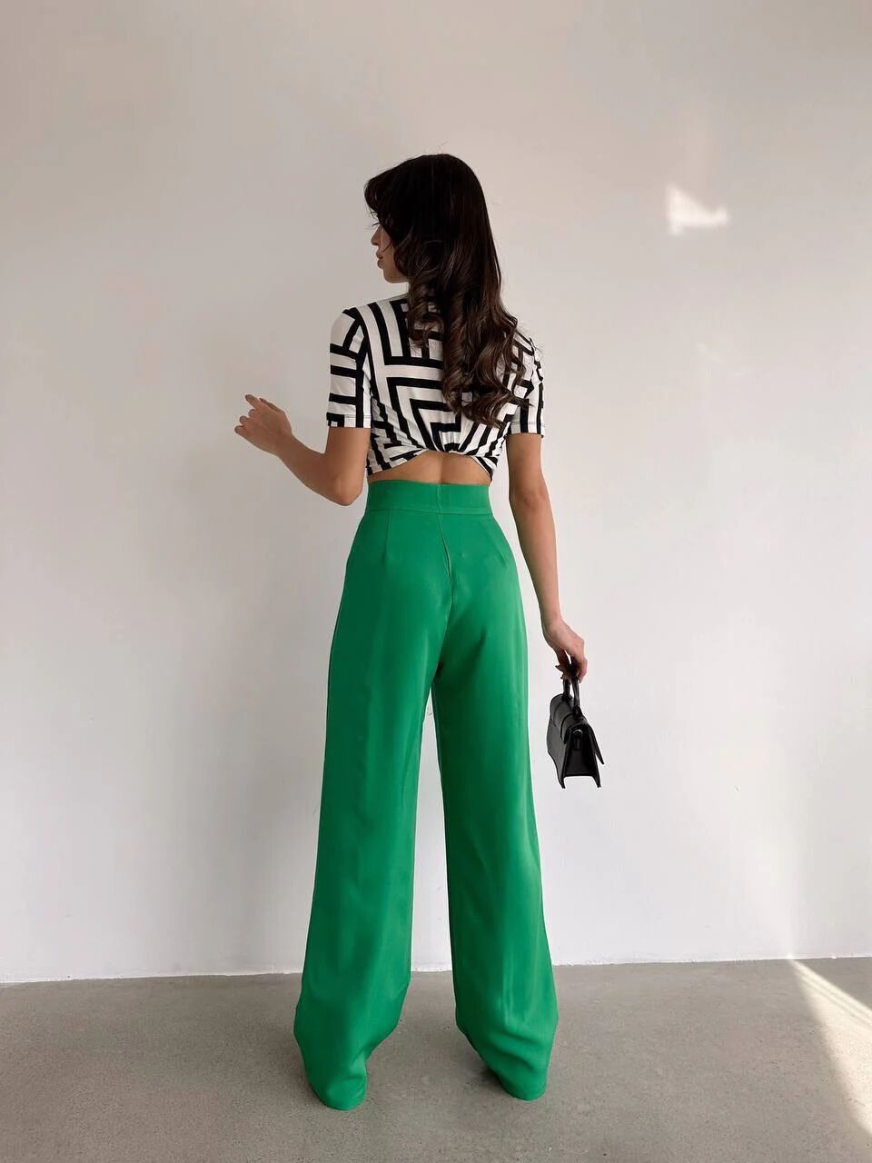 Pantalon Palazzo Avec Scratch thumbnail 2