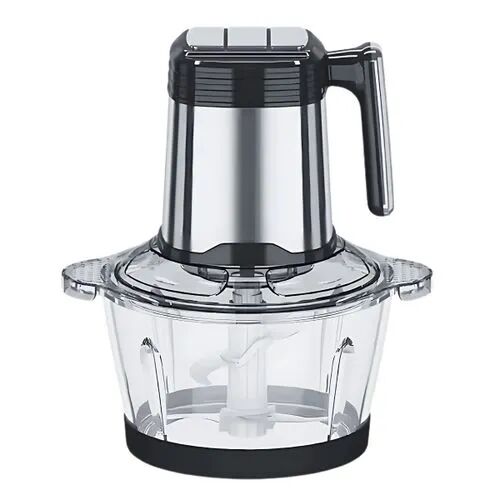 Sonic Hachoir électrique professionnel - 400Watts - 6 Lames - Bol En Verre