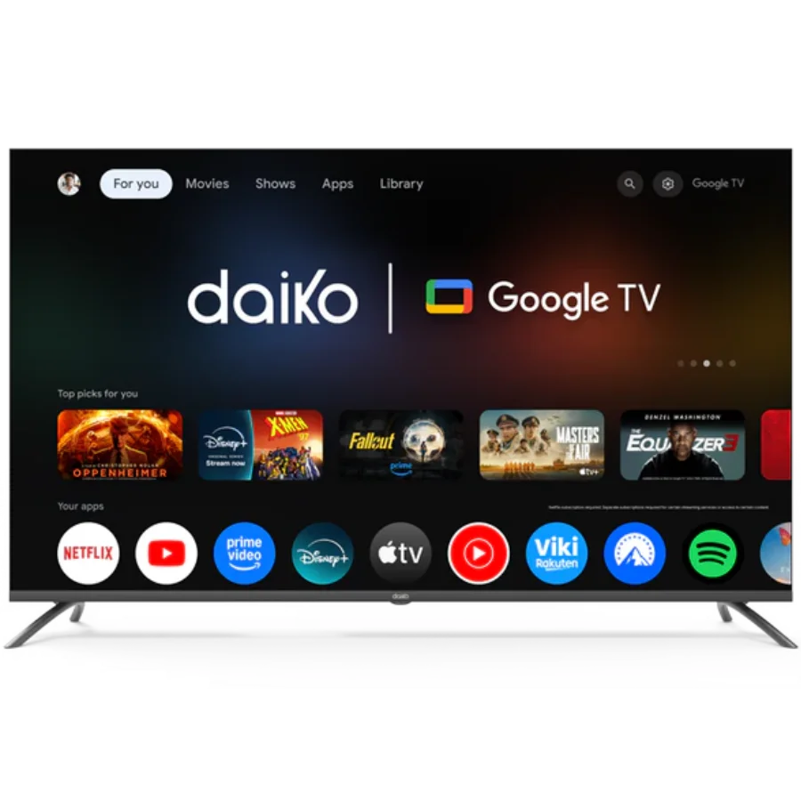 Daiko - 50 QLED Google TV - 4K UHD - HDR10 - 120HZ Gaming -Dolby Audio