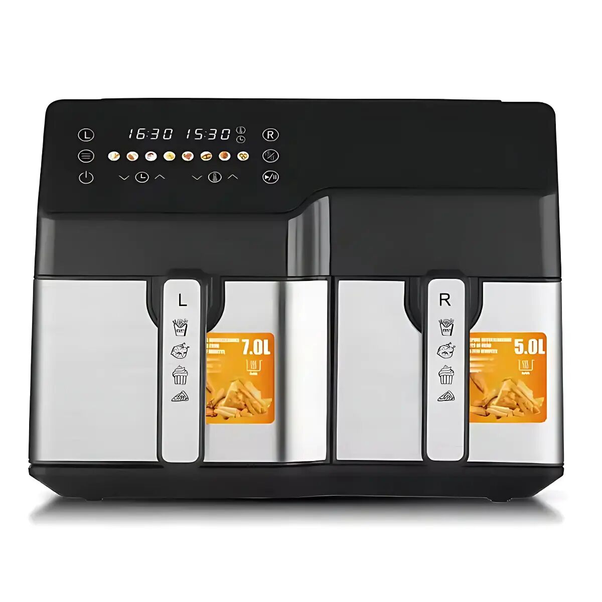 Roch Friteuse sans Huile - Airfryer - 2 paniers - 12 Litres