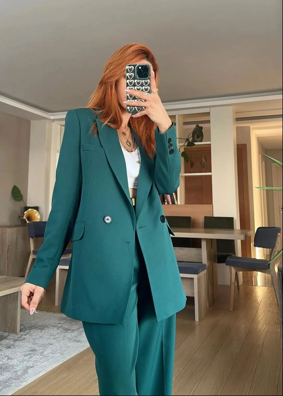 Ensemble Tailleur À Veste Croisée