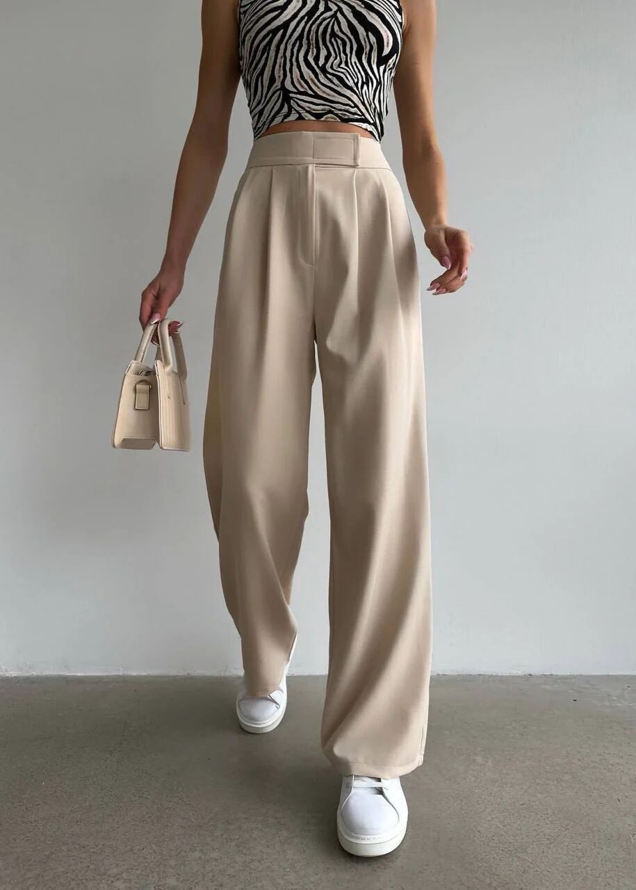Pantalon Palazzo Avec Scratch