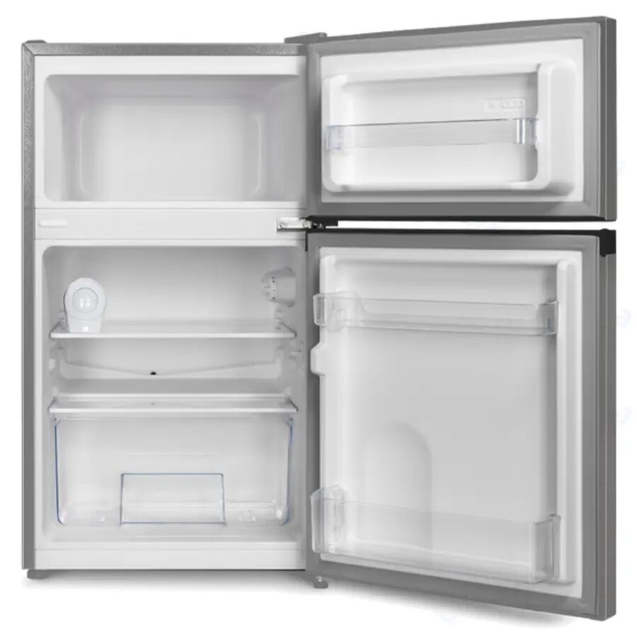 Daiko - Réfrigérateur 86 L - Double portes - Silver