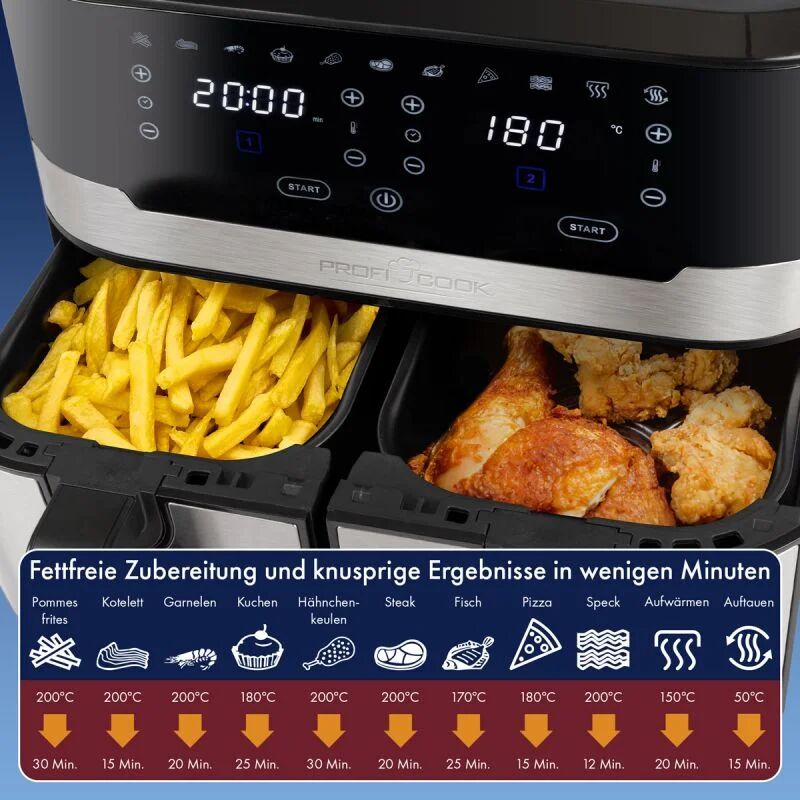Proficook- Friteuse sans huile 9L - Germany- Air fryer tactile thumbnail 3