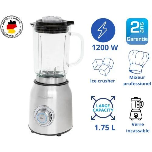 PROFI COOK Blender Mixeur 1.75L en Verre incassable thumbnail 4